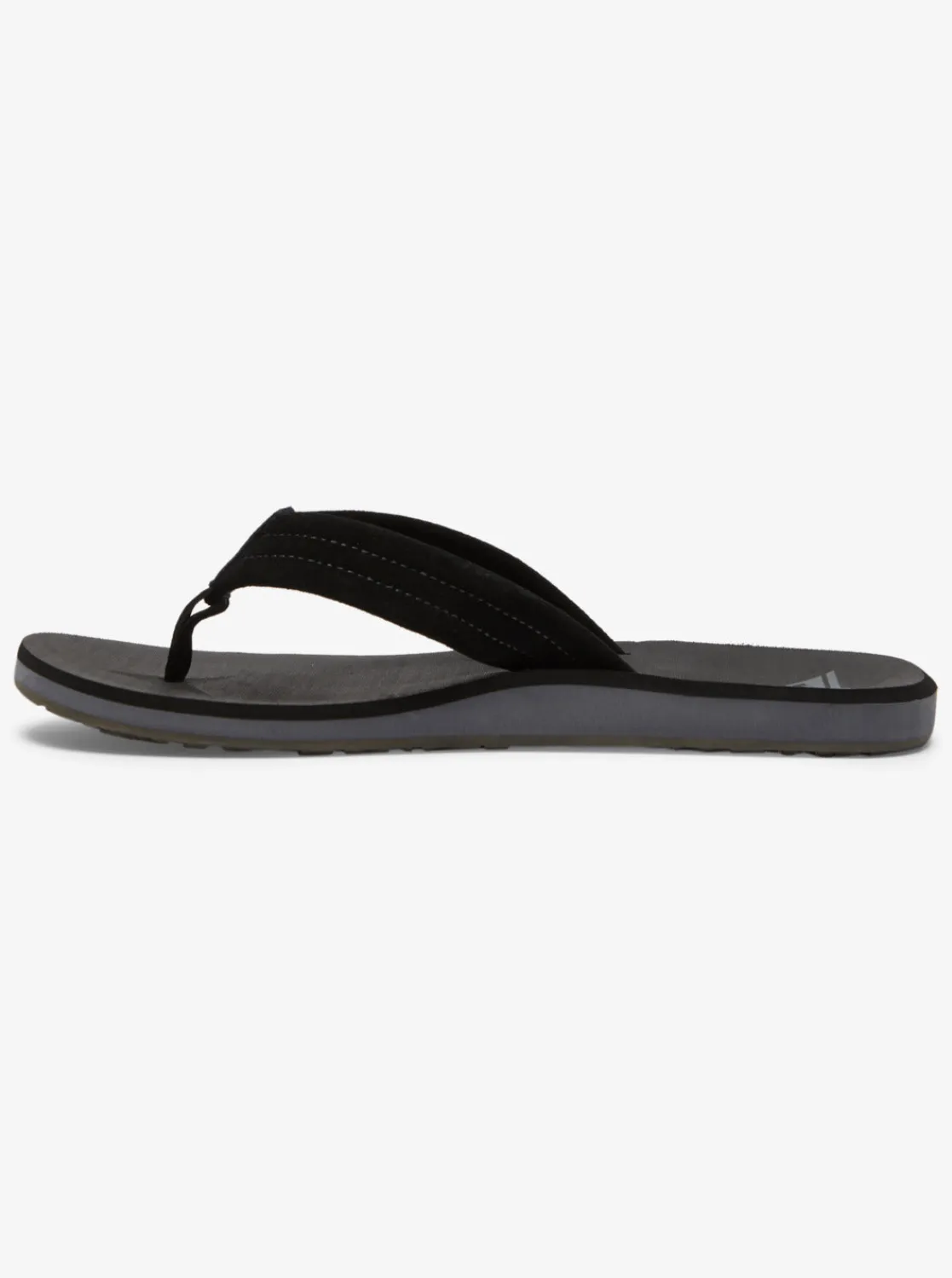 Quiksilver Sandals>Carver Suede Core Sandals BLACK1