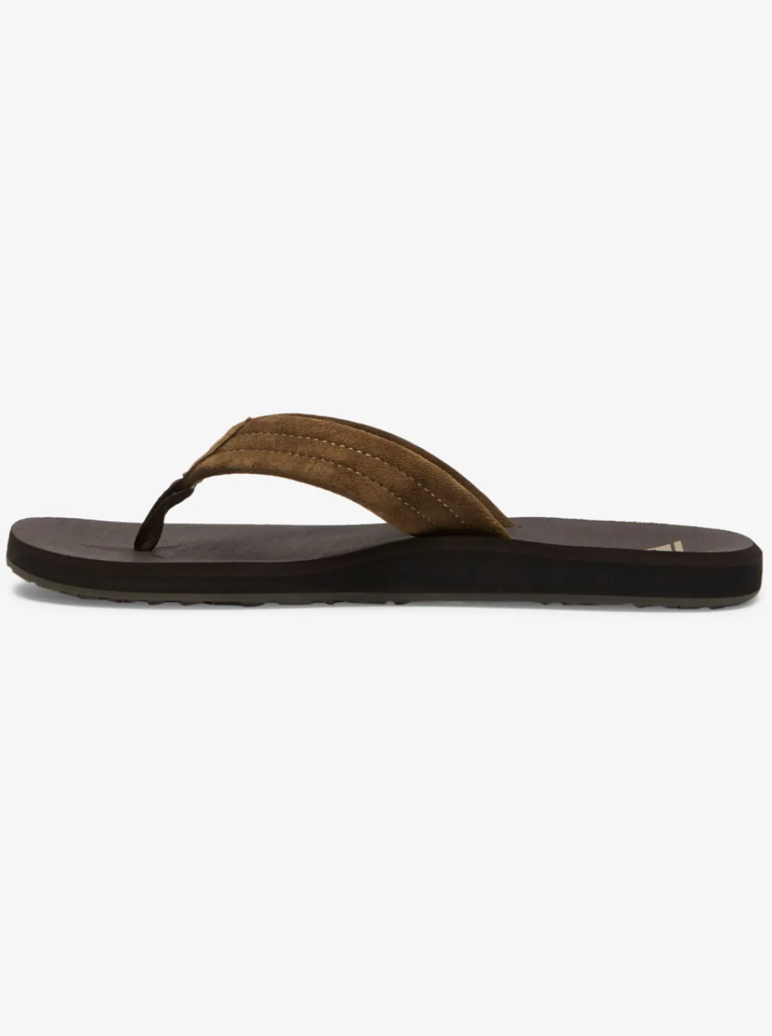 Quiksilver Sandals>Carver Suede Core Sandals BROWN1
