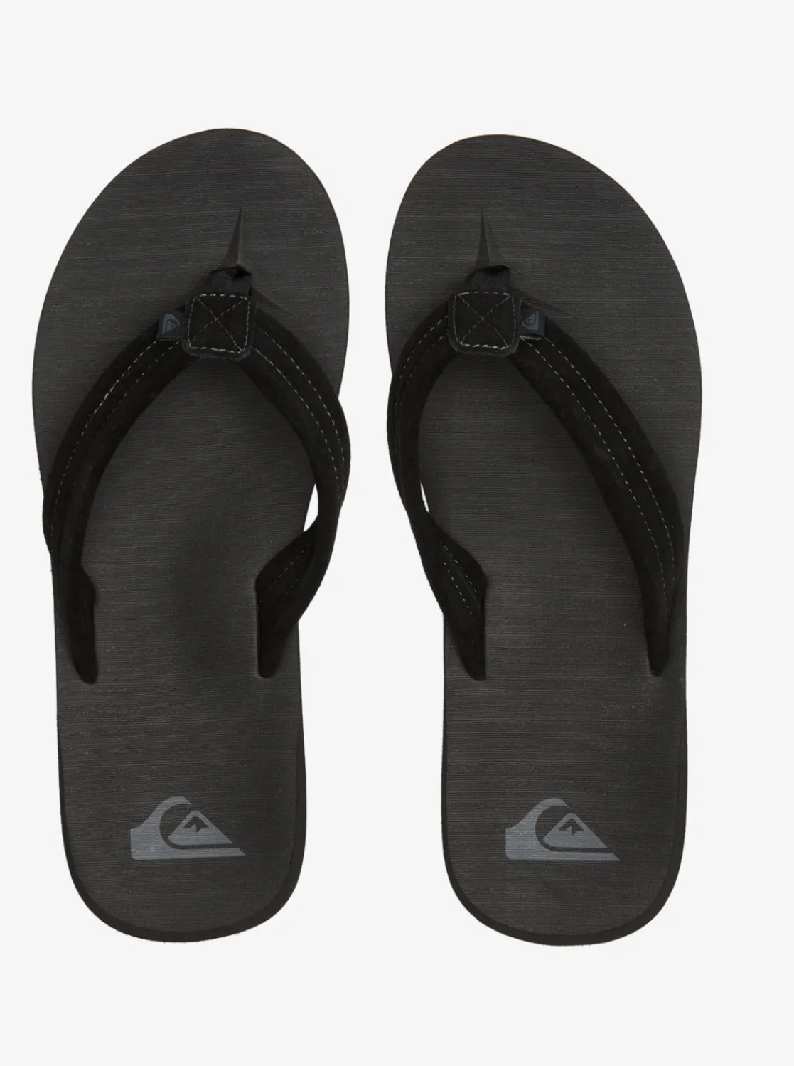 Quiksilver Sandals>Carver Suede Core Sandals BLACK1