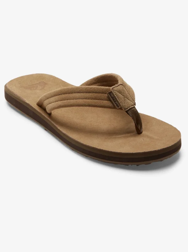 Quiksilver Sandals>Carver Suede Plus Sandals TAN1