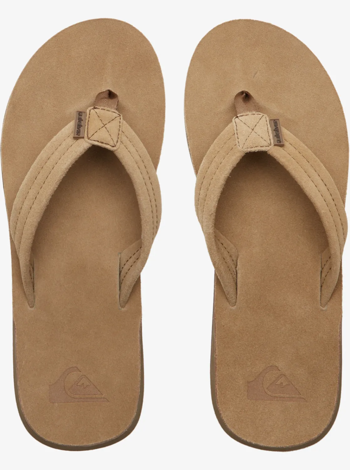 Quiksilver Sandals>Carver Suede Plus Sandals TAN1