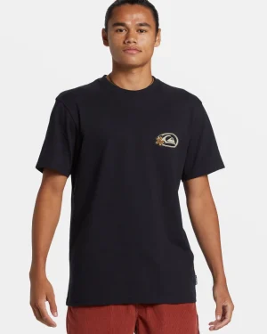 Quiksilver Tees>Celestial Guardian T-Shirt BLACK