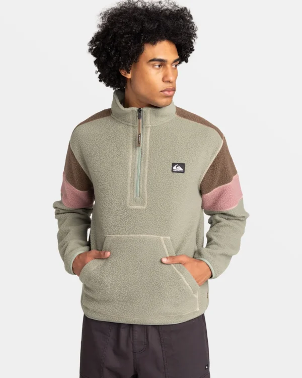 Quiksilver Accessories | Snow Midlayers>Clean Coast Half-Zip Sweatshirt SEASPRAY