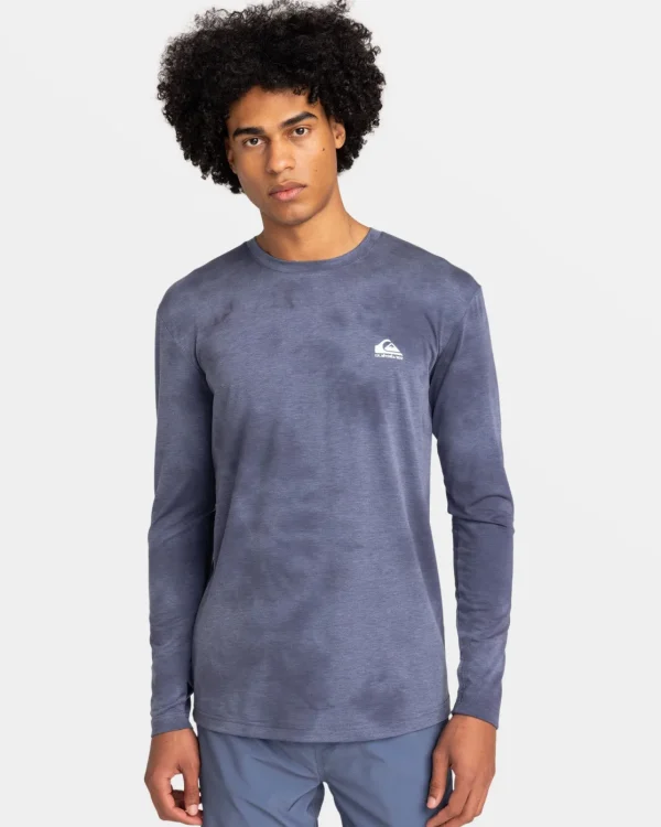 Quiksilver Accessories | Snow Midlayers>Coastal Run Long Sleeve T-Shirt COASTRUNLSVINTAGEINDIGO