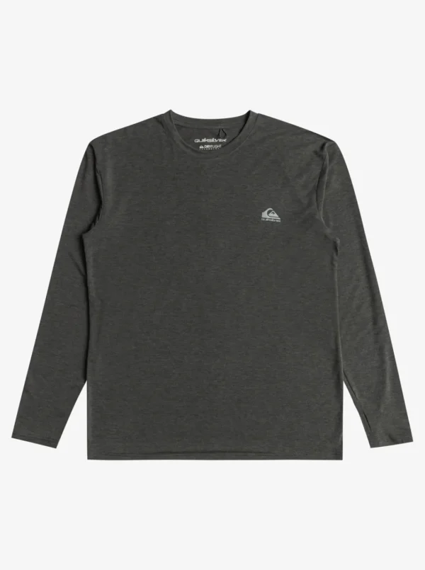 Quiksilver Accessories | Snow Midlayers>Coastal Run Long Sleeve T-Shirt BLACKHEATHER