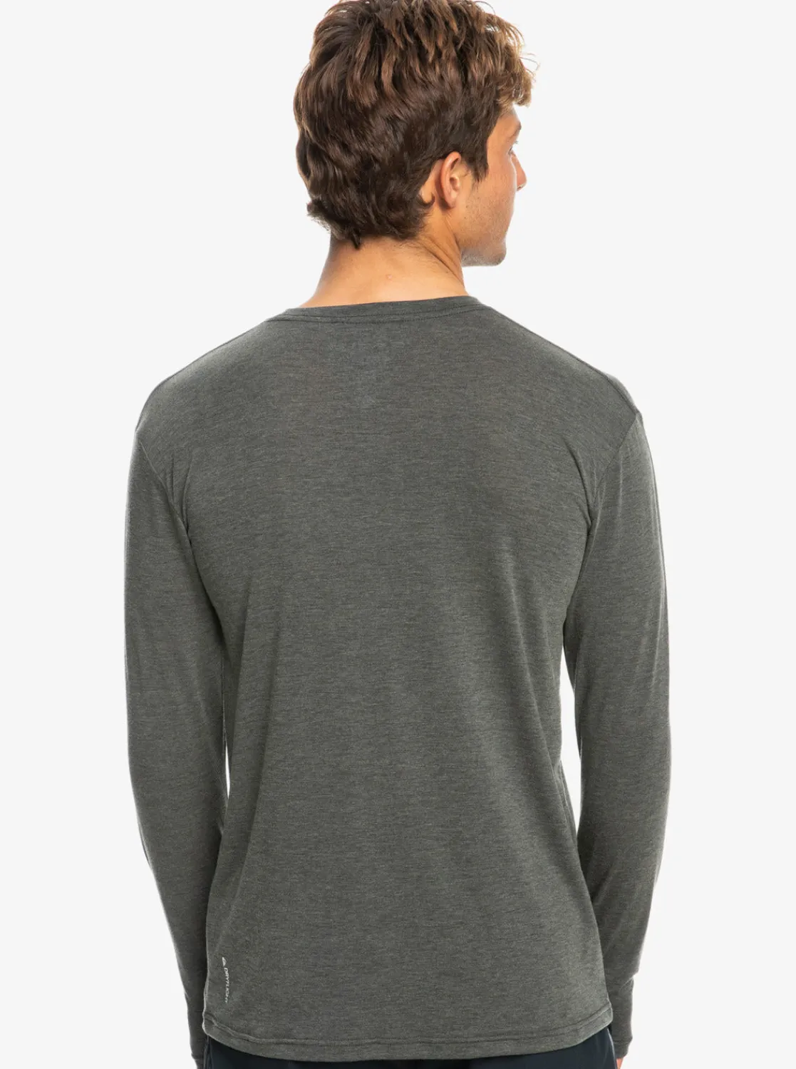 Quiksilver Accessories | Snow Midlayers>Coastal Run Long Sleeve T-Shirt BLACKHEATHER