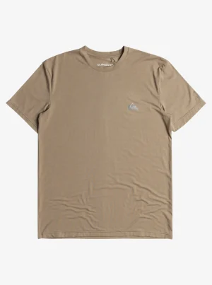 Quiksilver Tees>Coastal Run T-Shirt TIMBERWOLF