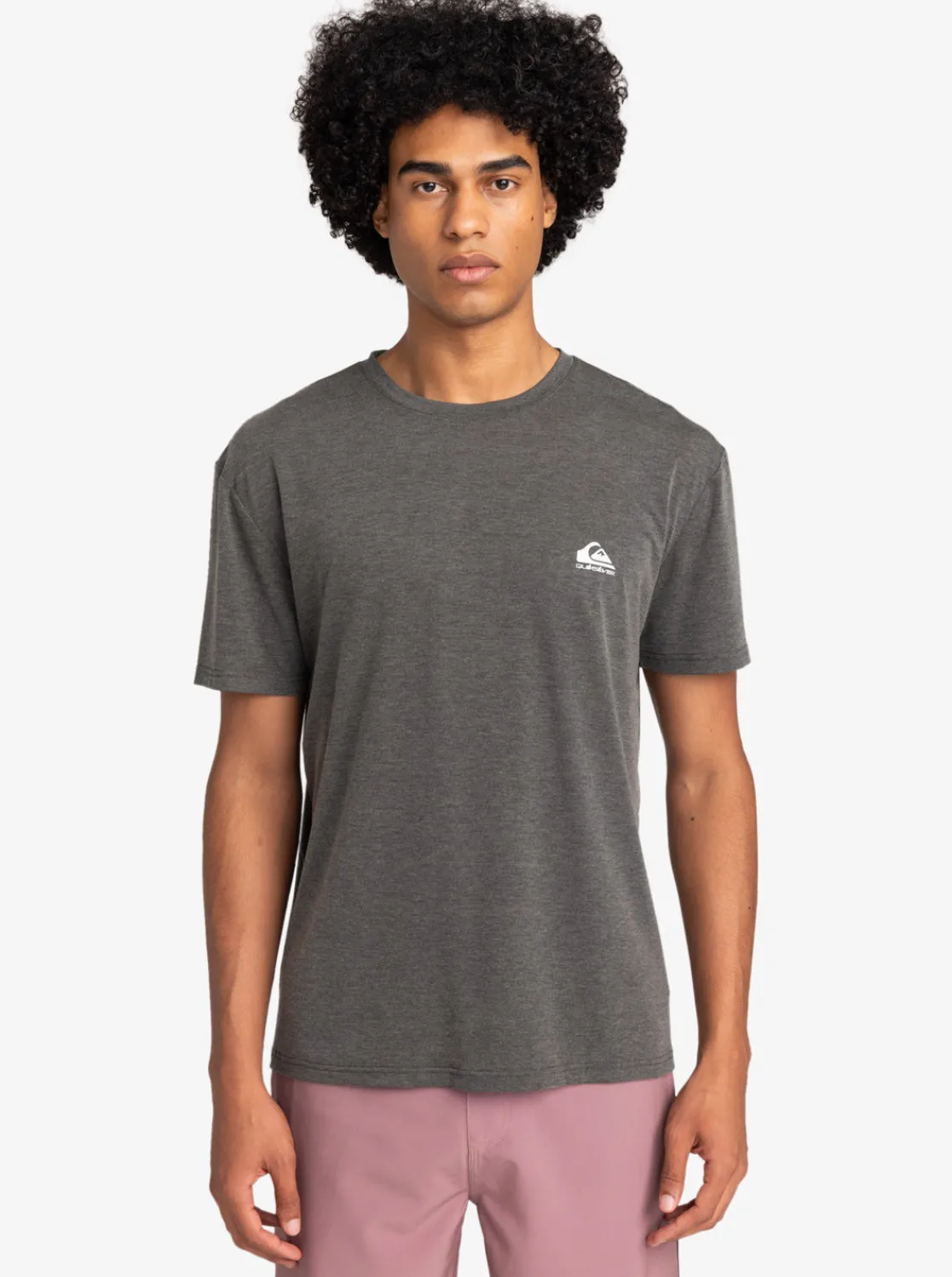 Quiksilver Tees>Coastal Run T-Shirt BLACKHEATHER
