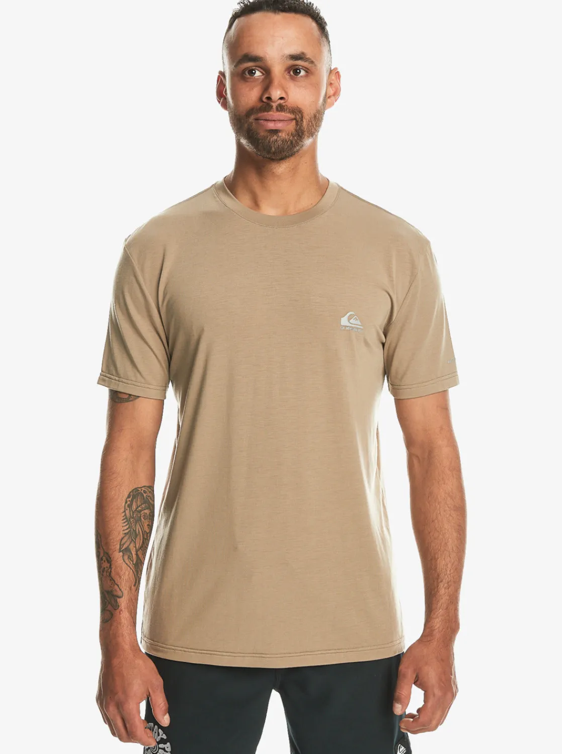 Quiksilver Tees>Coastal Run T-Shirt TIMBERWOLF