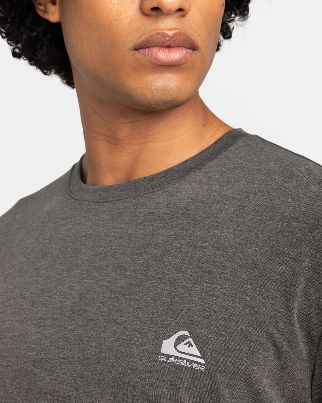 Quiksilver Tees>Coastal Run T-Shirt BLACKHEATHER