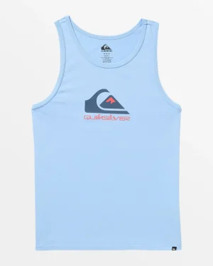 Quiksilver Tees>Comp Logo Tank BLUEBELL