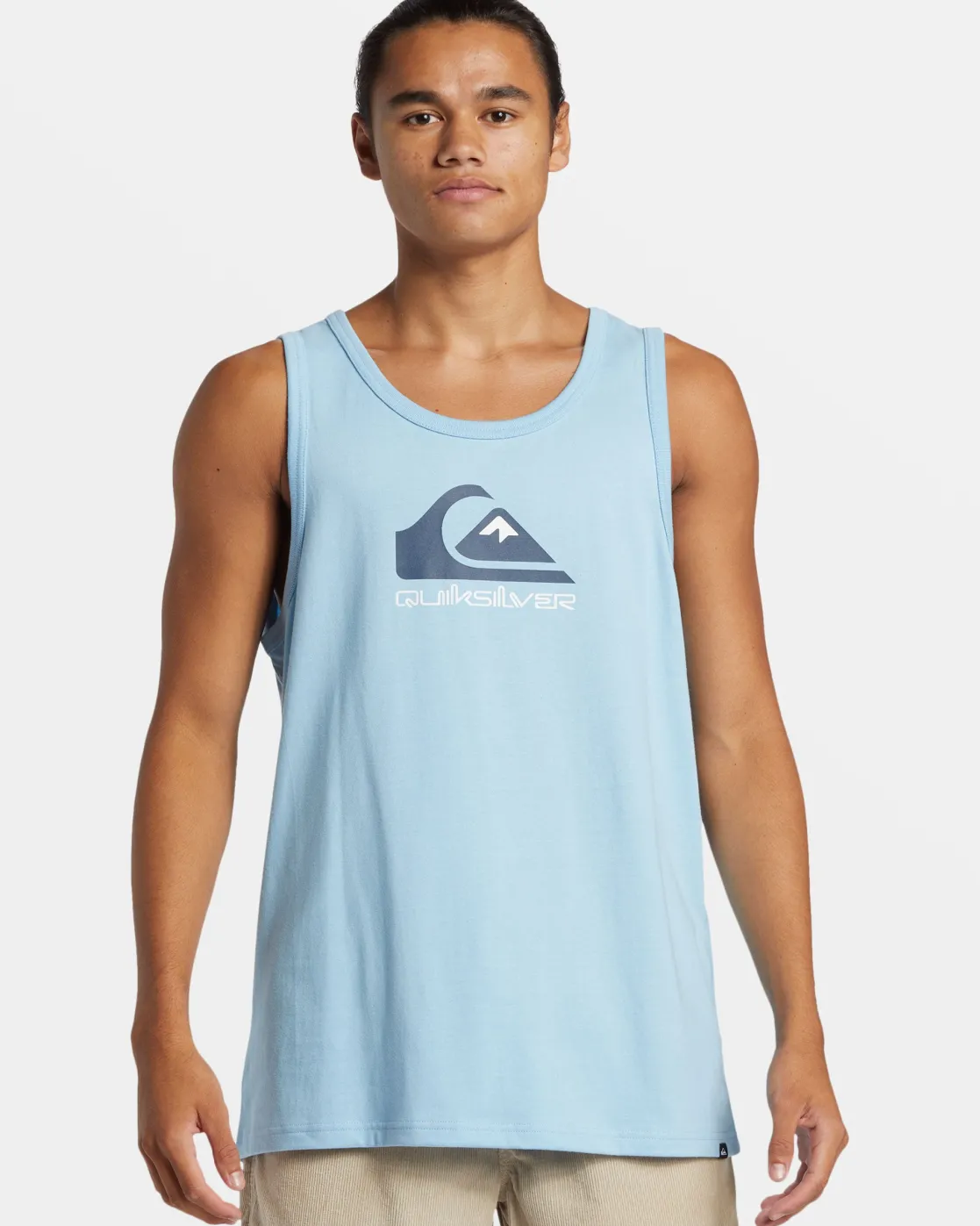 Quiksilver Tees>Comp Logo Tank AIRYBLUE