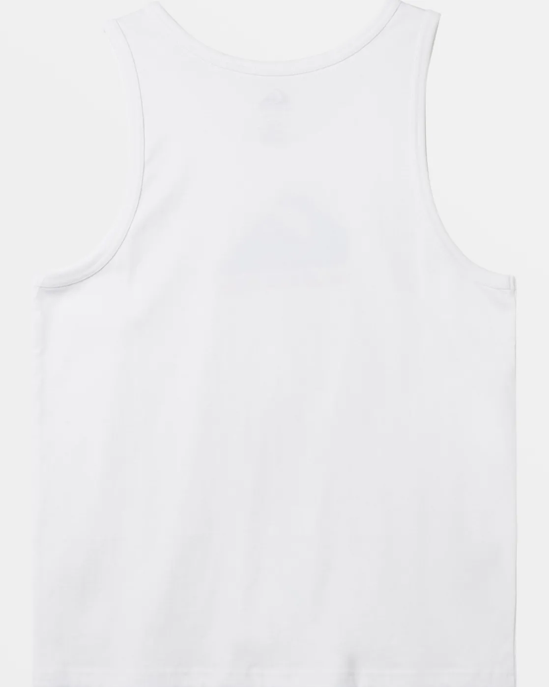 Quiksilver Tees>Comp Logo Tank WHITE