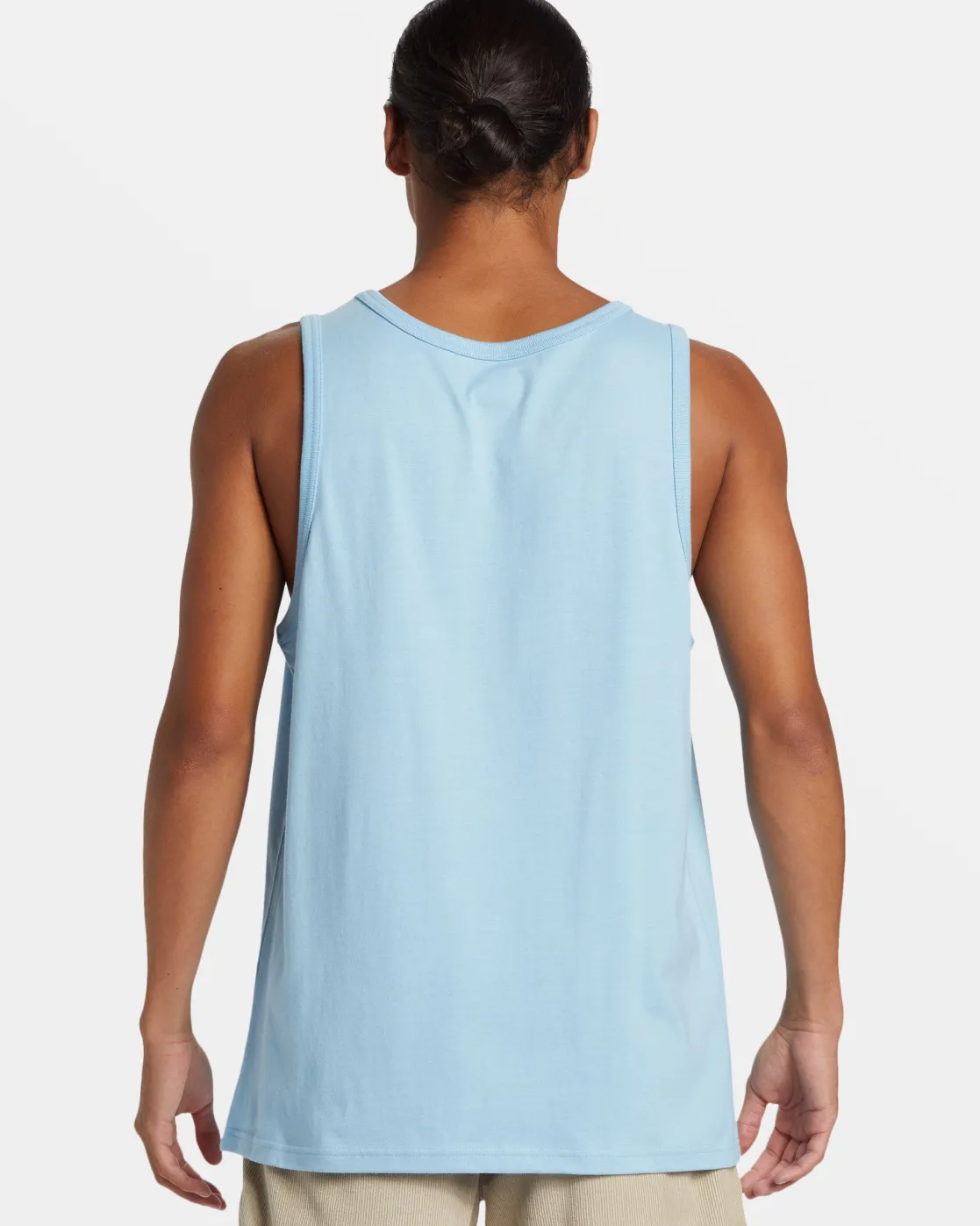 Quiksilver Tees>Comp Logo Tank AIRYBLUE