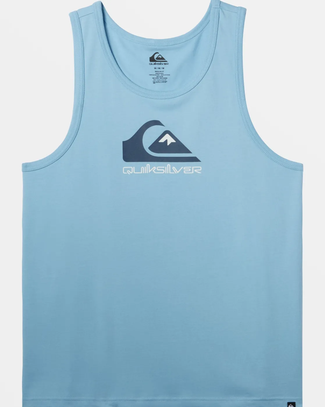 Quiksilver Tees>Comp Logo Tank AIRYBLUE