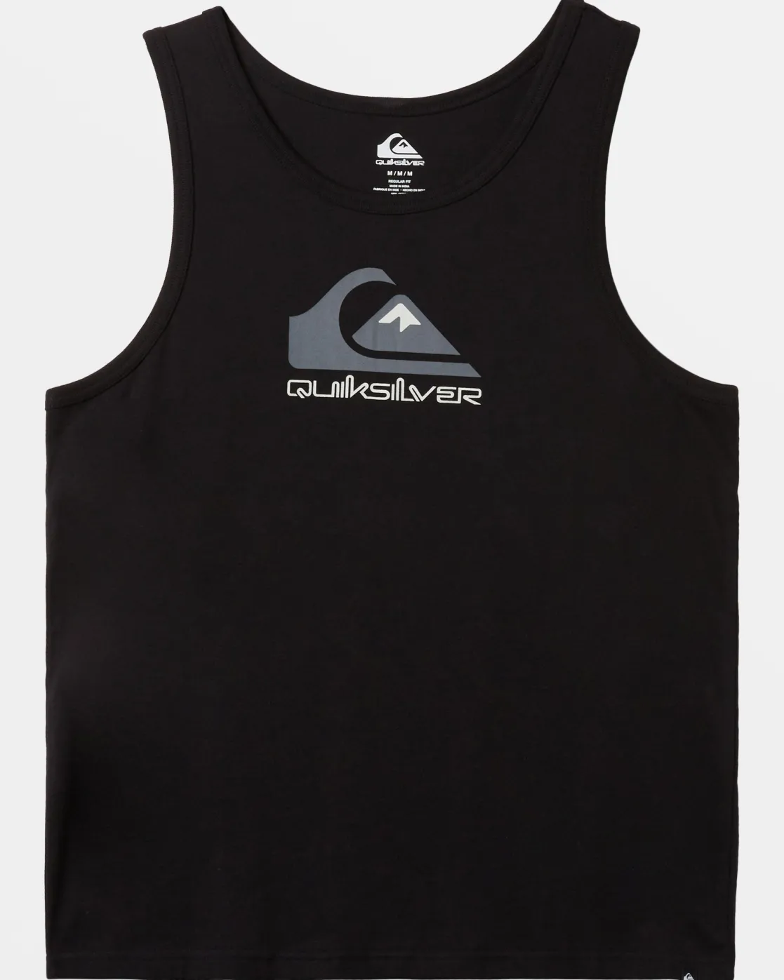 Quiksilver Tees>Comp Logo Tank BLACK