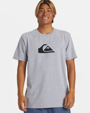 Quiksilver Tees>Comp Logo T-Shirt ATHLETICHEATHER