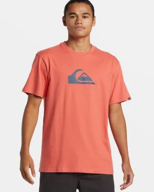 Quiksilver Tees>Comp Logo T-Shirt SPICEDCORAL