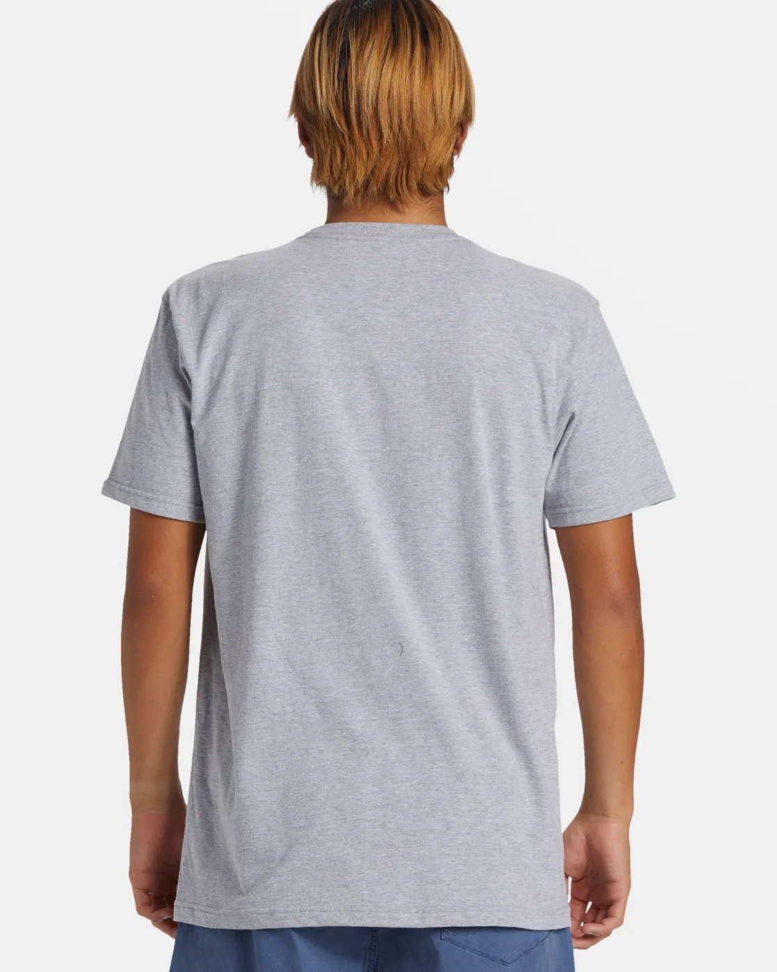 Quiksilver Tees>Comp Logo T-Shirt ATHLETICHEATHER