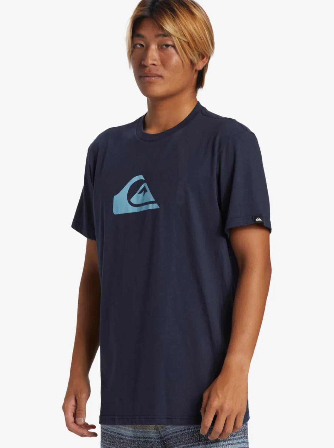 Quiksilver Tees>Comp Logo T-Shirt DARKNAVY
