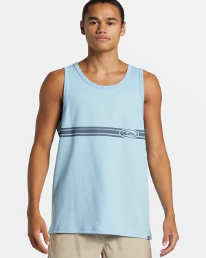 Quiksilver Tees>Comp Stripe Tank AIRYBLUE