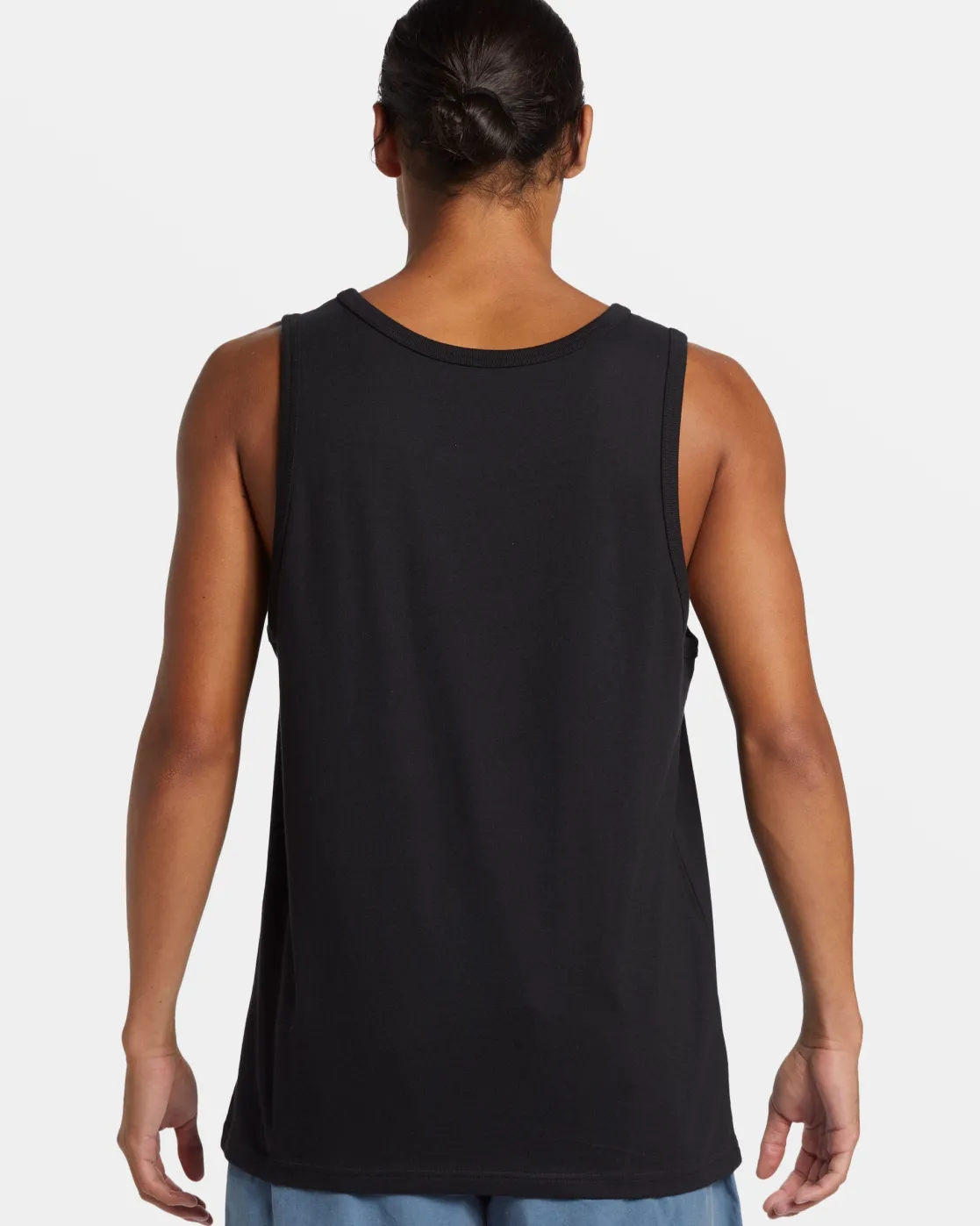 Quiksilver Tees>Comp Stripe Tank BLACK