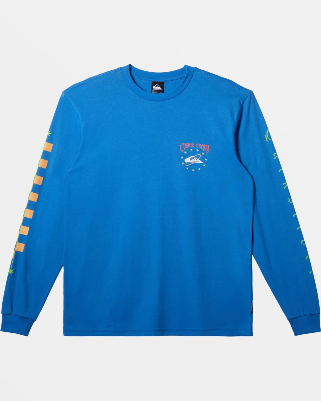 Quiksilver Tees>Cosmic Long Sleeve T-Shirt NEBULASBLUE