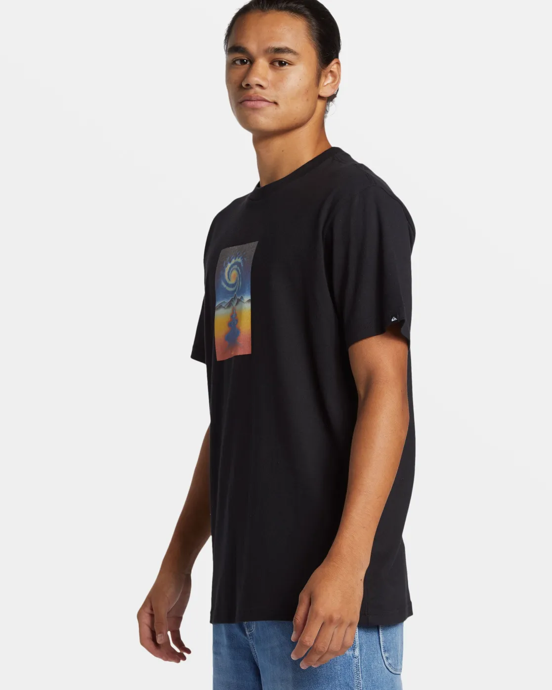 Quiksilver Tees>Cosmic Vibrations T-Shirt BLACK