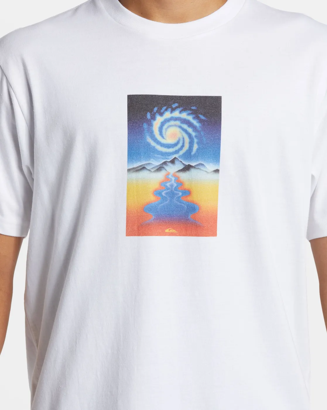 Quiksilver Tees>Cosmic Vibrations T-Shirt WHITE