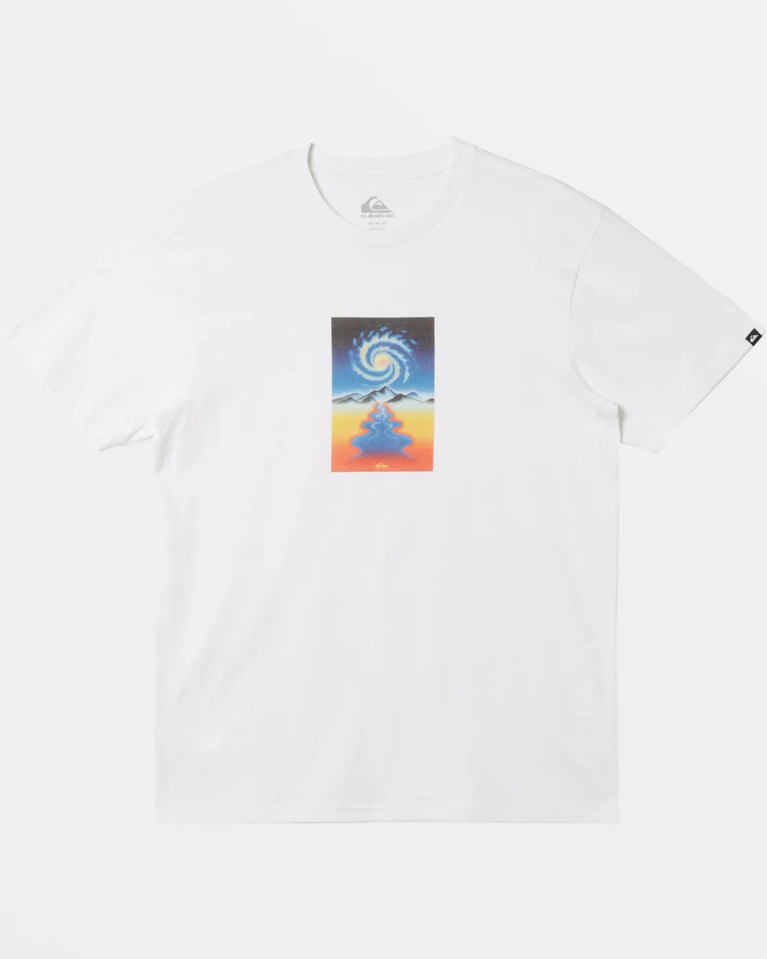 Quiksilver Tees>Cosmic Vibrations T-Shirt WHITE