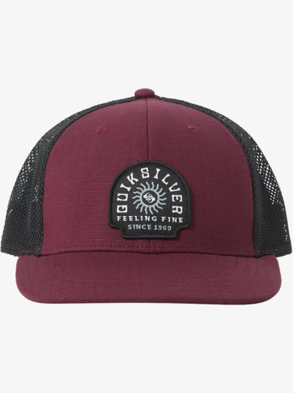 Quiksilver Hats>Dawner Trucker Hat WINDSORWINE