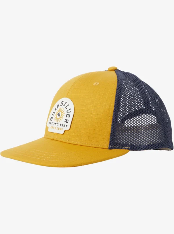 Quiksilver Hats>Dawner Trucker Hat MUSTARD