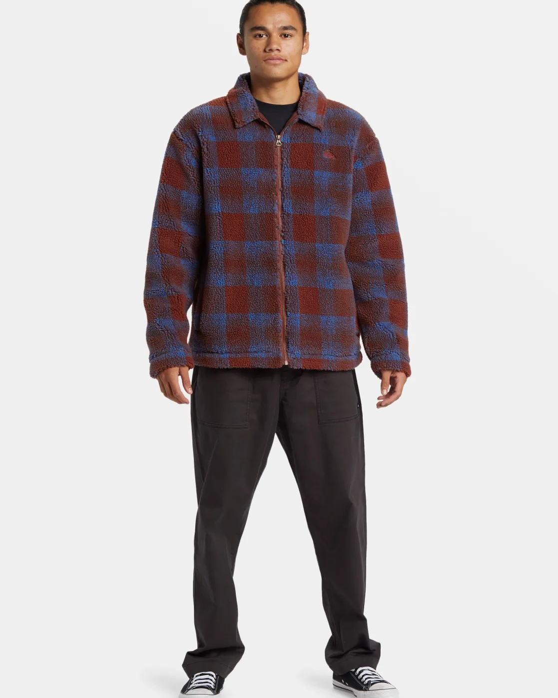 Quiksilver Jackets | Cozy Gifts>Deck Zip-Up Jacket DECKFLEECE-HENNA