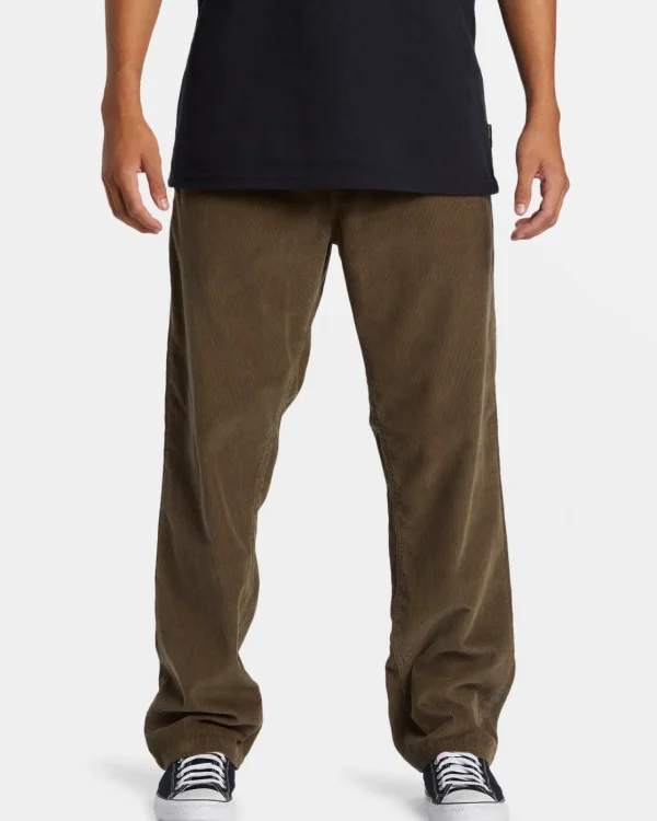 Quiksilver Pants | Under $100>DNA Beach Corduroy Pants CANTEEN