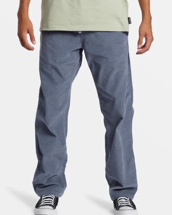 Quiksilver Pants | Under $100>DNA Beach Corduroy Pants FLINTSTONE