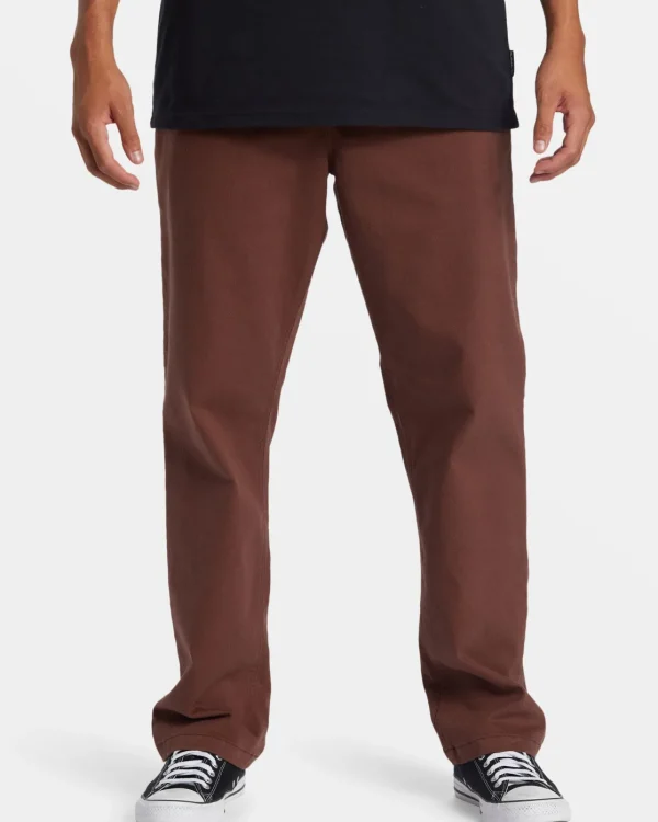 Quiksilver Pants | Under $100>DNA Beach Elastic Waist Pants BROWNSTONE