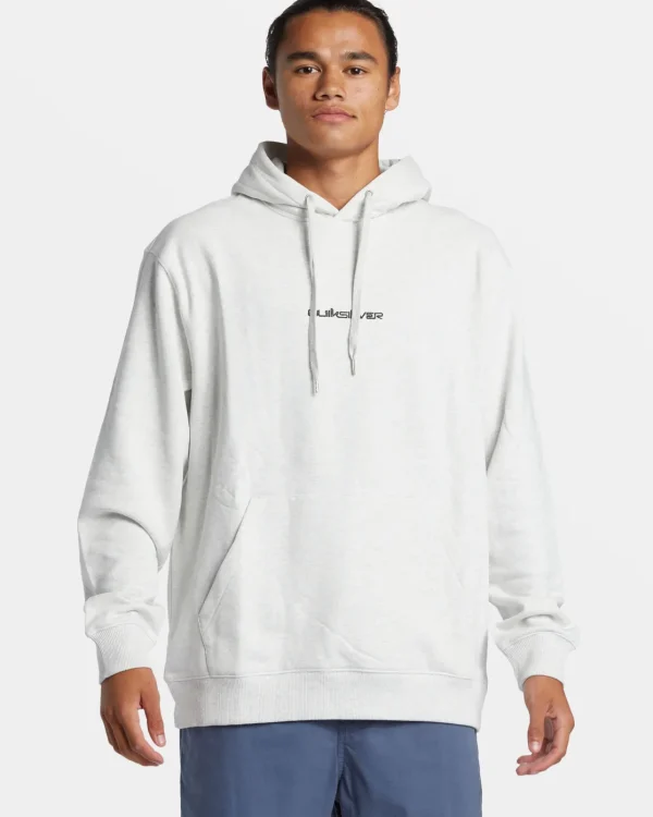 Quiksilver Sweatshirts & Hoodies | Under $100>DNA Omni Logo Hoodie WHITEMARBLEHEATHER