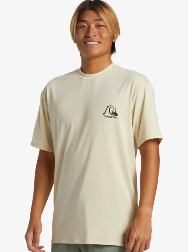 Quiksilver Rashguards>DNA Surf Tee OYSTERWHITE