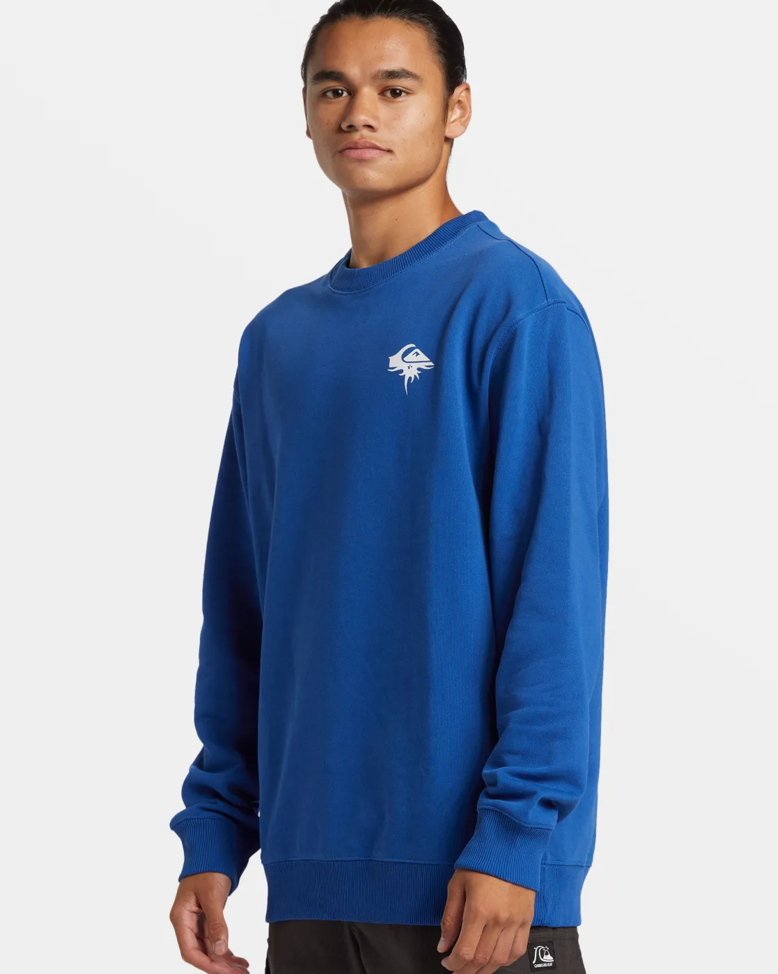 Quiksilver Sweatshirts & Hoodies | Under $100>DNA Thorn Logo Crewneck Sweatshirt MONACOBLUE
