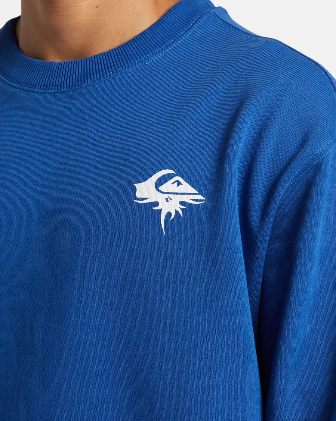Quiksilver Sweatshirts & Hoodies | Under $100>DNA Thorn Logo Crewneck Sweatshirt MONACOBLUE