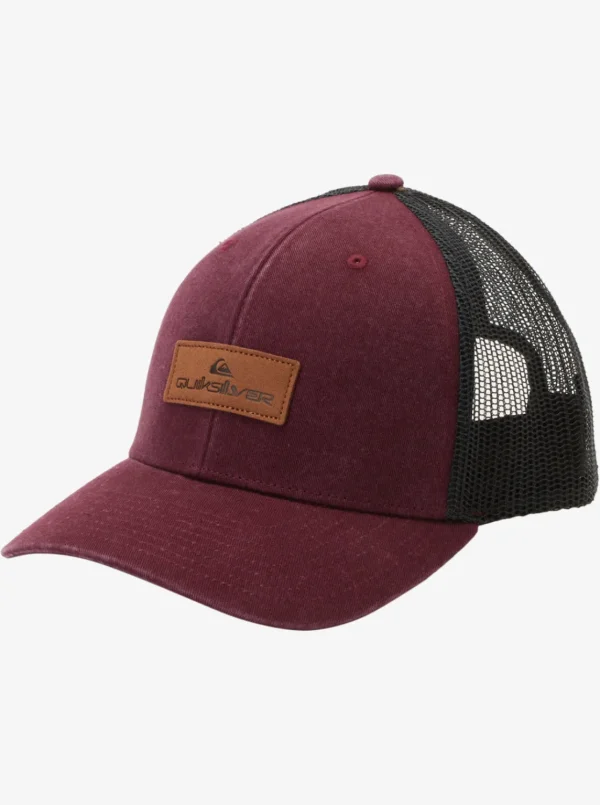 Quiksilver Hats>Down The Hatch Trucker Hat WINE