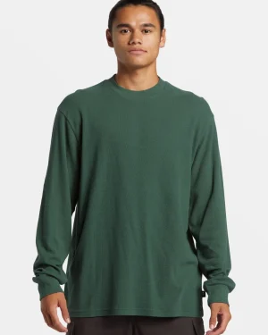 Quiksilver Shirts & Polos>Drills Long Sleeve Thermal Shirt FOREST