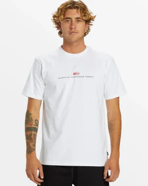 Quiksilver Tees>Early Days Oversized T-Shirt - WHITE