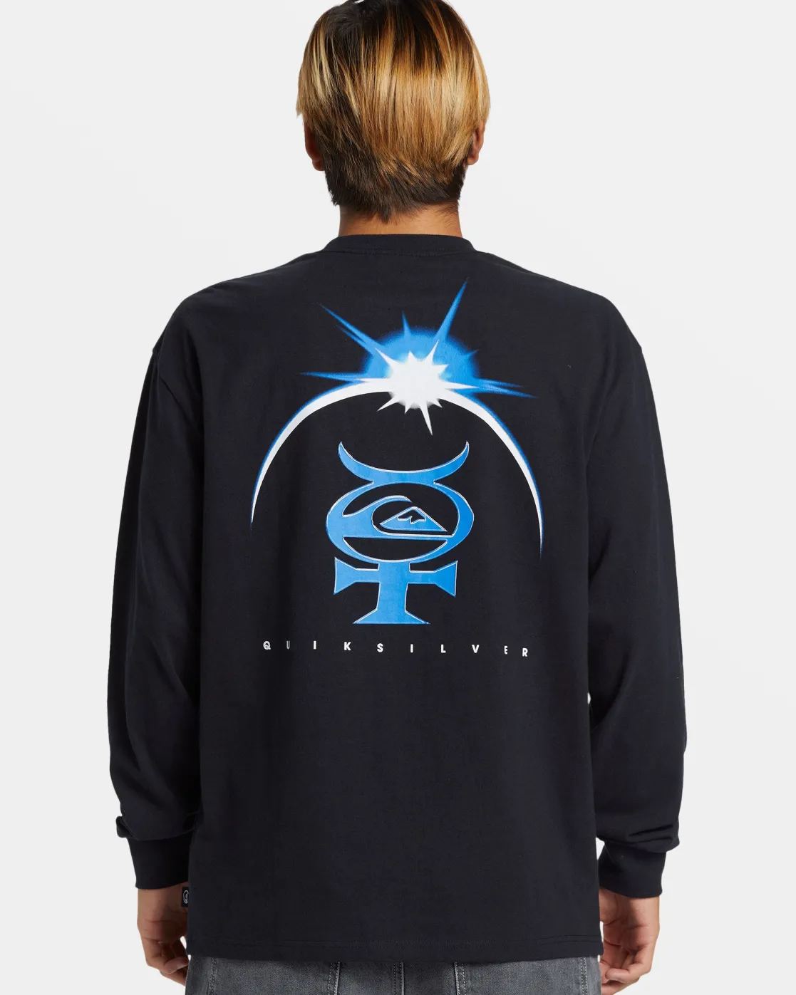 Quiksilver Tees>Eclipse Long Sleeve T-Shirt BLACK
