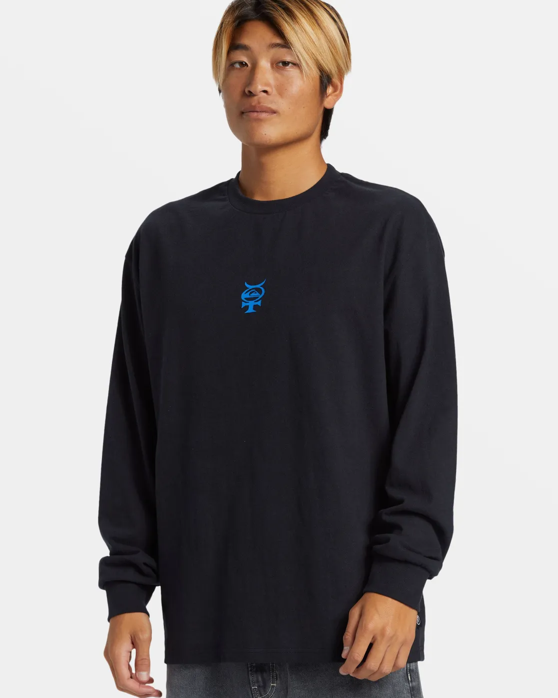 Quiksilver Tees>Eclipse Long Sleeve T-Shirt BLACK