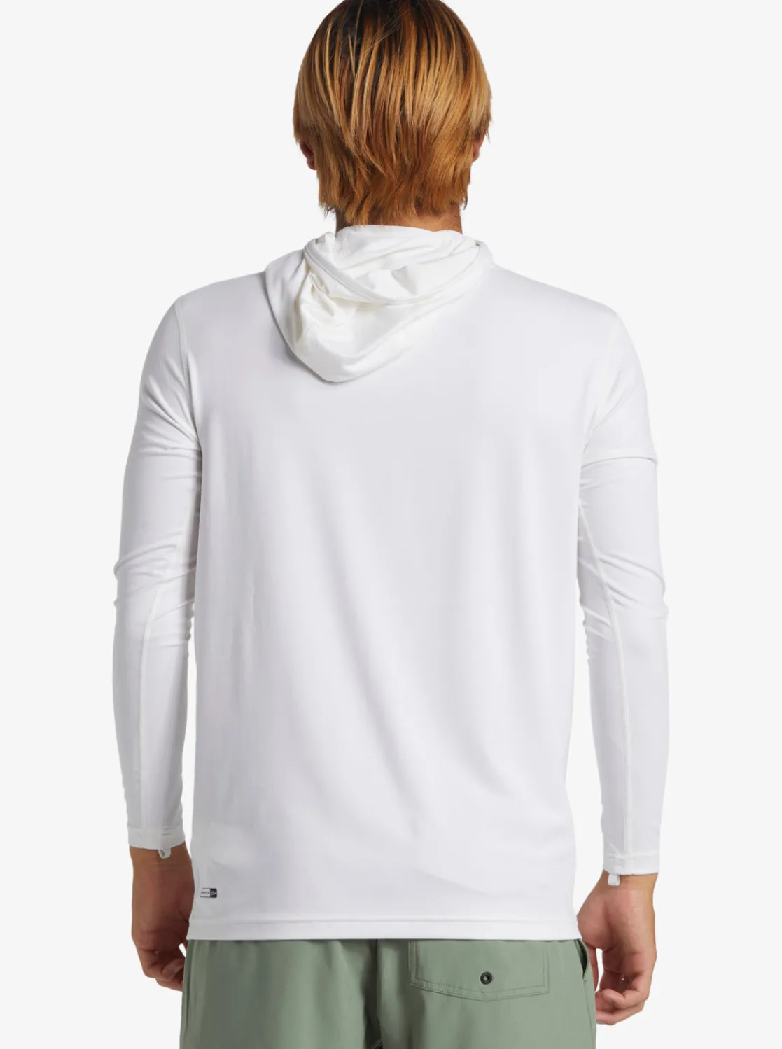 Quiksilver Rashguards>Everyday Hood Hooded Surf Tee WHITE