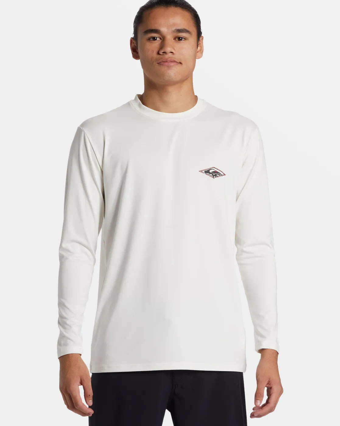 Quiksilver Rashguards>Everyday Long Sleeve Surf Tee SNOWWHITE