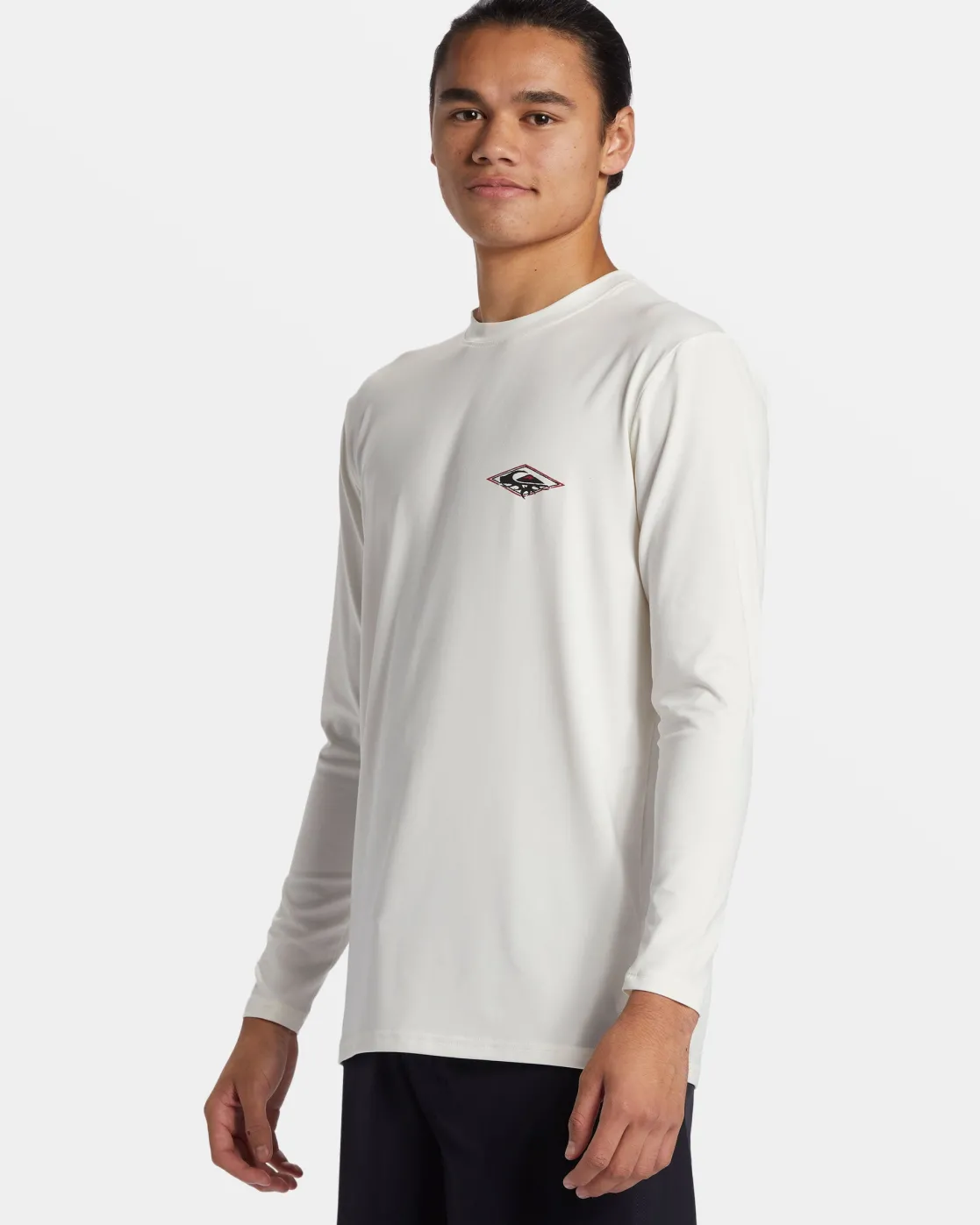 Quiksilver Rashguards>Everyday Long Sleeve Surf Tee SNOWWHITE