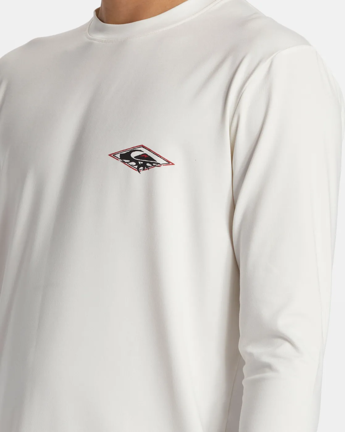 Quiksilver Rashguards>Everyday Long Sleeve Surf Tee SNOWWHITE