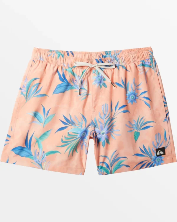 Quiksilver Boardshorts | Boardshorts>Everyday Mix 17" Swim Trunks PAPAYAPUNCH